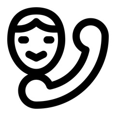call center, contact center, contact person, phone, call outline icon
