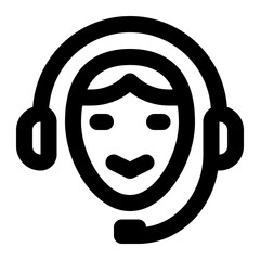 Fototapeta premium customer service, customer care, customer relationship, call center, contact center, crm outline icon