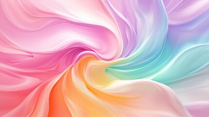 A colorful swirl of pink, purple, blue, and green. The colors are vibrant and the swirl is dynamic