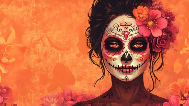 DIA DE MUERTOS. BACKGROUND WALLPAPER