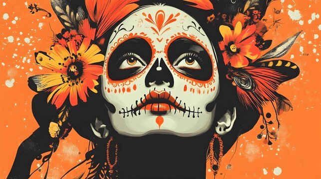 DIA DE MUERTOS. BACKGROUND WALLPAPER