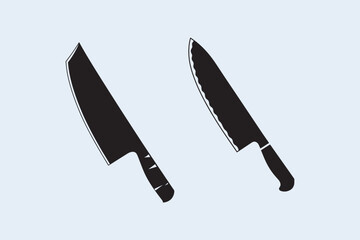 Kitchen Knifes SIlhouette Various Collection