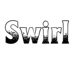 Swirl - graphic text illustration