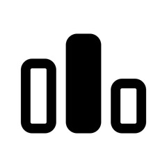 bar chart line icon
