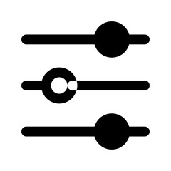 equalizer line icon