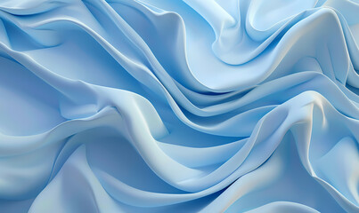 Obraz premium blue silk background
