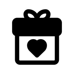 gift box line icon