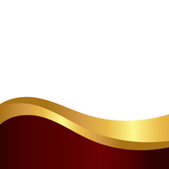 Modern Wavy Footer Decoration