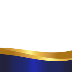 Modern Wavy Footer Decoration