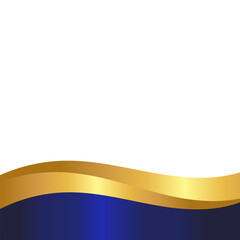 Modern Wavy Footer Decoration