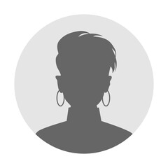 Vector flat illustration. Avatar, user profile, person icon, profile picture. Suitable for social media profiles, icons, screensavers and as a template.