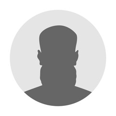 Vector flat illustration. Avatar, user profile, person icon, profile picture. Suitable for social media profiles, icons, screensavers and as a template.