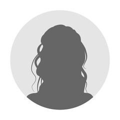 Vector flat illustration. Avatar, user profile, person icon, profile picture. Suitable for social media profiles, icons, screensavers and as a template.