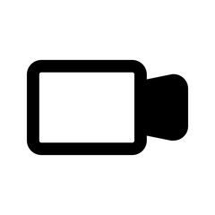 video camera line icon