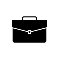 Briefcase icon,bag vector glyph flat illustration