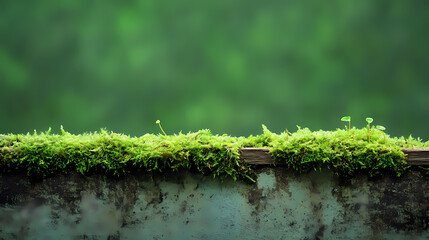 Fototapeta premium Green moss plant