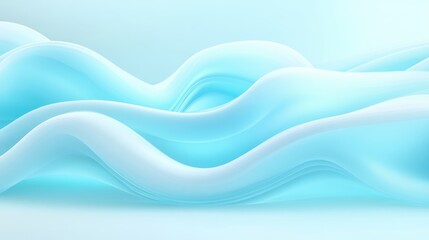 A blue wave with a white background. The wave is very long and has a lot of detail