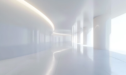 empty white room