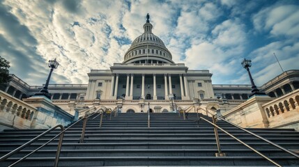 Architectural Marvel: The Magnificent US Capitol Building and its Marble Dome