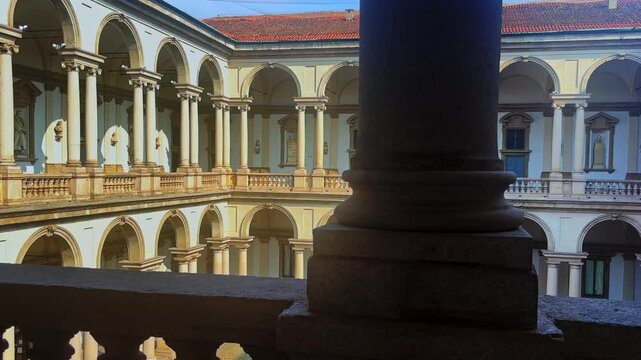 pinacoteca di brera, milano, italia, 25th august 2024
