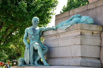 Naklejka premium VISTAS DEL CASCO ANTIGUO DE LUXEMBURGO