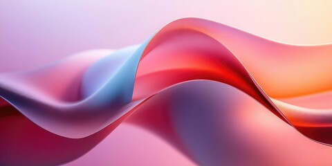Naklejka premium Abstract Colorful Wave Design