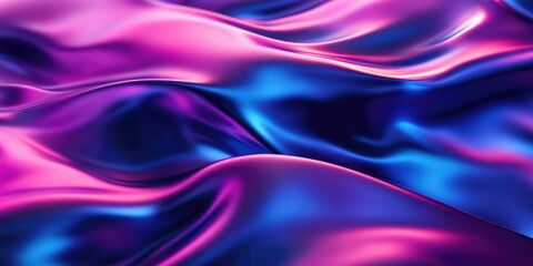 Obraz premium Abstract Purple and Blue Waves