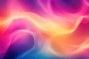 Abstract color background. Gradient blend. Bright colored glow. Diffuse glare. Blurry highlights. Modern design template for web cover. Bitmap. Raster image , ai