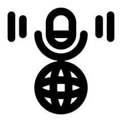 internet, communication, network, podcast, podcasting outline icon