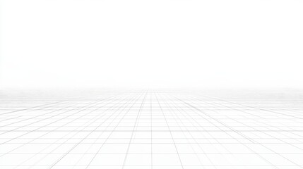White background with grid lines in a square pattern, creating a template for technology, interface, industry, science, blueprint, or infographic concepts. Vector illustration.
