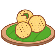 Hand Drawn Indonesian Food Vector