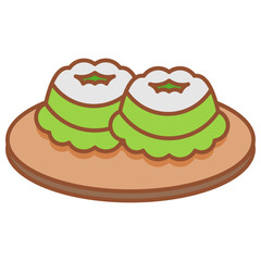 Hand Drawn Indonesian Food Vector