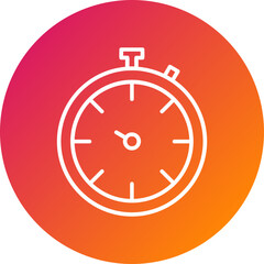 Timer Vector Icon Design