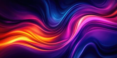 Obraz premium Abstract Swirling Colors