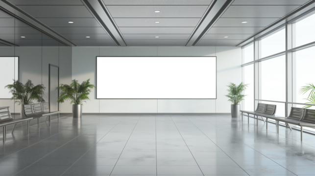 A large white board is on the wall of a room Mockups, Transparent PNG
