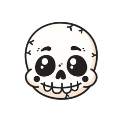 skull with a smile
