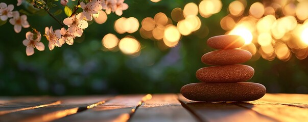 Obraz premium Enjoy a serene meditation session as part of your spa experience