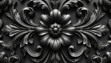  Abstract Black textured background. 