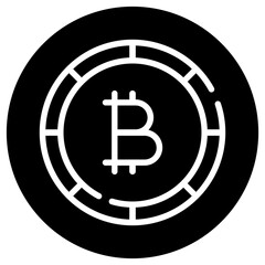 bitcoin solid icon
