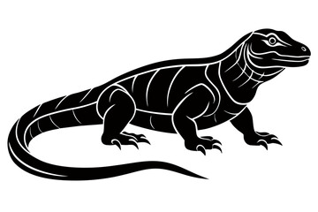 Creative animal Vector Style Silhouette with white Background