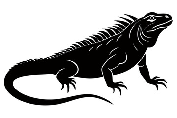 Creative animal Vector Style Silhouette with white Background