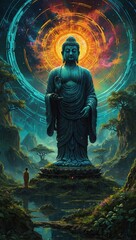 buddha statue in the garden