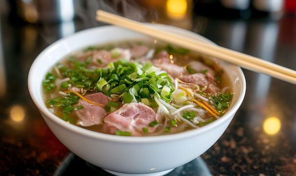  pho in a restaurant, Generative AI