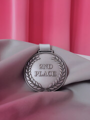 ISOLATED IMAGE OF A BRONZE MEDAL