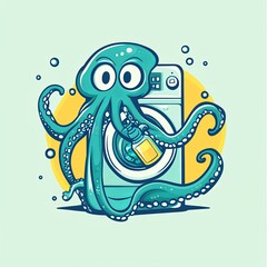 Octopus Washing Machine