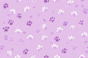 Sweet Lavender Bunny Tracks