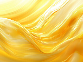Radiant Flowing Yellow Waves | 輝く流れる黄色の波