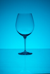 empty glass  for vine