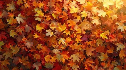Autumn Delight. Detailed Fall Background for Computer