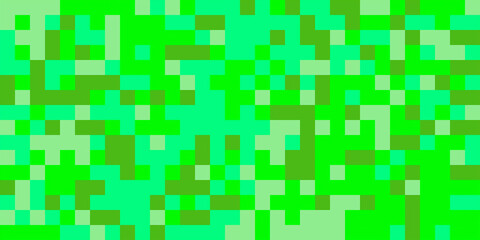 Abstract pattren pixel art background in green and light green color palette. Ideal for digital projects, websites, and presentations.